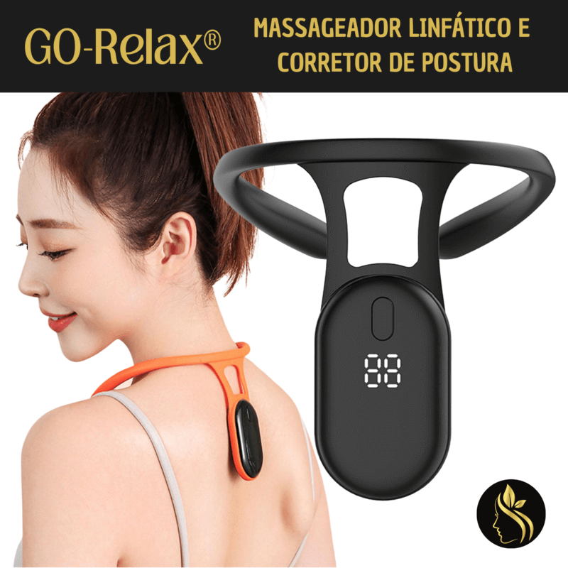 GO-Relax® Massageador Linfático e Corretor de Postura - Eva Trends